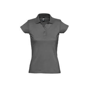 Polo Sol’s PRESCOTT WOMEN en color Gris oscuro, vista frontal