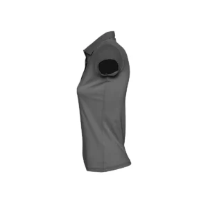 Polo Sol’s PRESCOTT WOMEN en color Gris oscuro, vista lateral