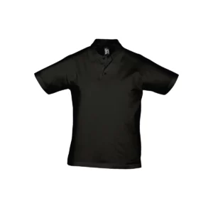 Polo Sol’s PRESCOTT MEN en color Negro profundo, vista frontal