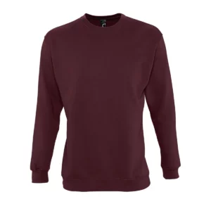 Sudadera SOL’S 13250 en Burdeos, vista frontal