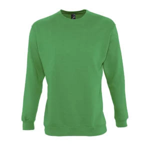 Sudadera SOL’S 13250 en Verde pradera, vista frontal