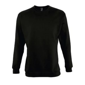Sudadera SOL’S 13250 en Negro, vista frontal
