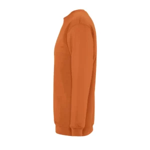 Sudadera SOL’S 13250 en Naranja, vista lateral