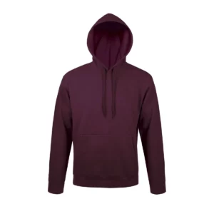 Sudadera SOL’S 47101 en Burdeos, vista frontal
