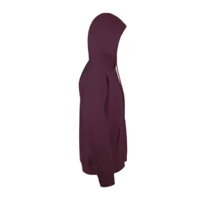 Sudadera SOL’S 47101 en Burdeos, vista lateral