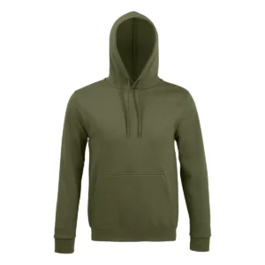Sudadera SOL’S 47101 en Army, vista frontal