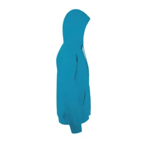 Sudadera SOL’S 47101 en Aqua, vista lateral