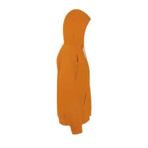 Sudadera SOL’S 47101 en Naranja, vista lateral