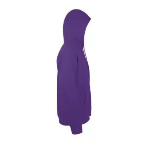 Sudadera SOL’S 47101 en Morado oscuro, vista lateral