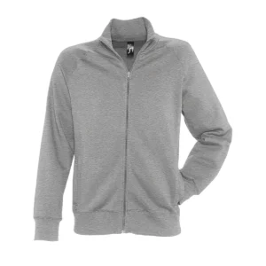Sudadera SOL’S 47200 en Gris mezcla profundo, vista frontal