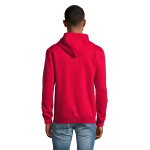Sudadera SOL’S 01714, vista trasera con persona