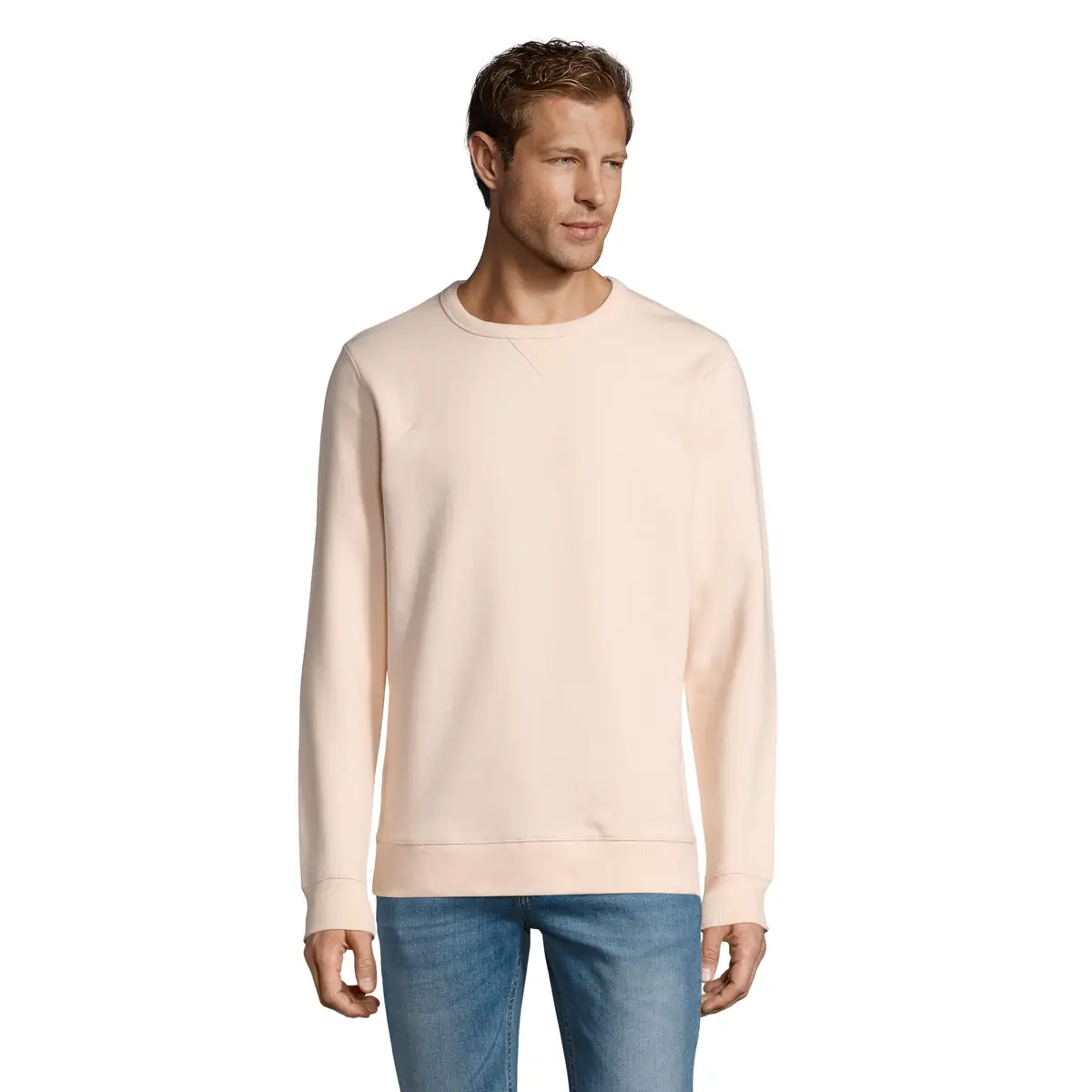 Sudadera SOL'S SULLY 02990 11 Sudadera SOL’S 02990, vista frontal con persona
