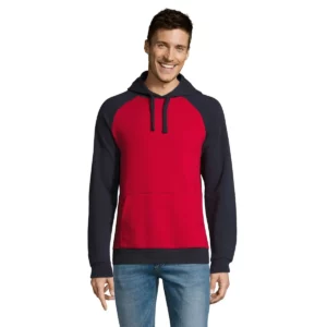 Sudadera SOL’S 02998, vista frontal con persona