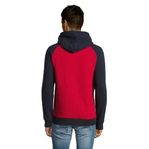 Sudadera SOL’S 02998, vista trasera con persona