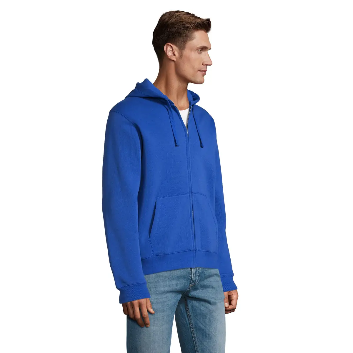 Sudadera SOL'S SPIKE MEN 03105 22 Sudadera SOL’S 03105, vista lateral con persona