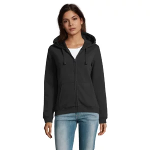 Sudadera SOL’S 03106, vista frontal con persona