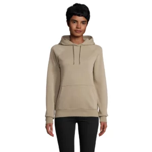 Sudadera SOL’S 03568, vista frontal con persona
