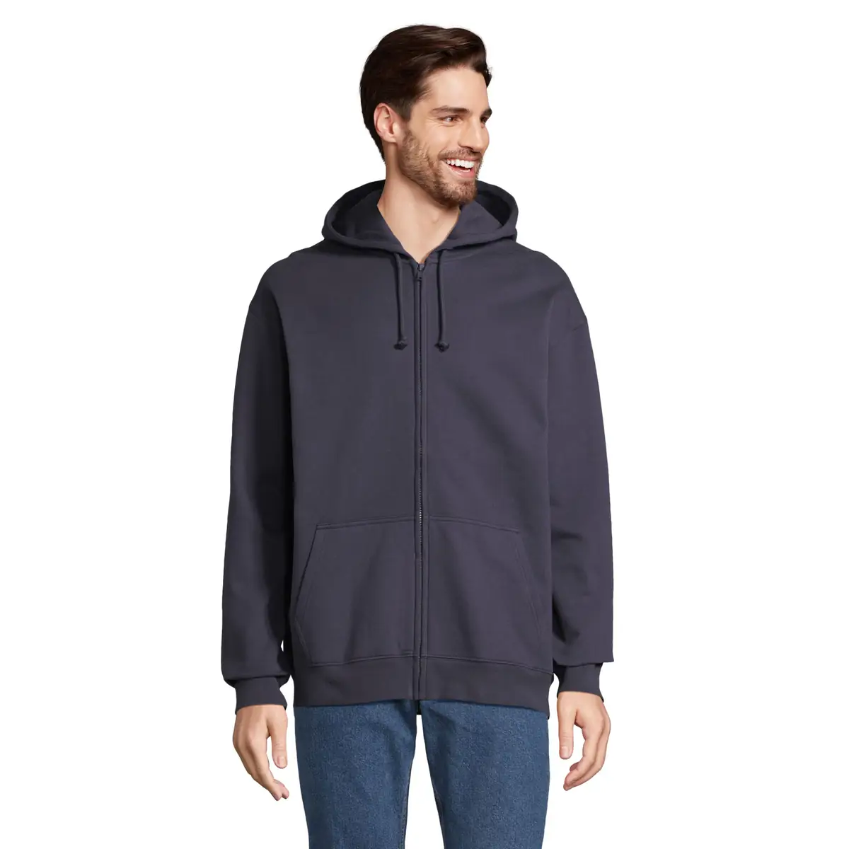 Sudadera SOL'S CARTER 03812 12 Sudadera SOL’S 03812, vista frontal con persona