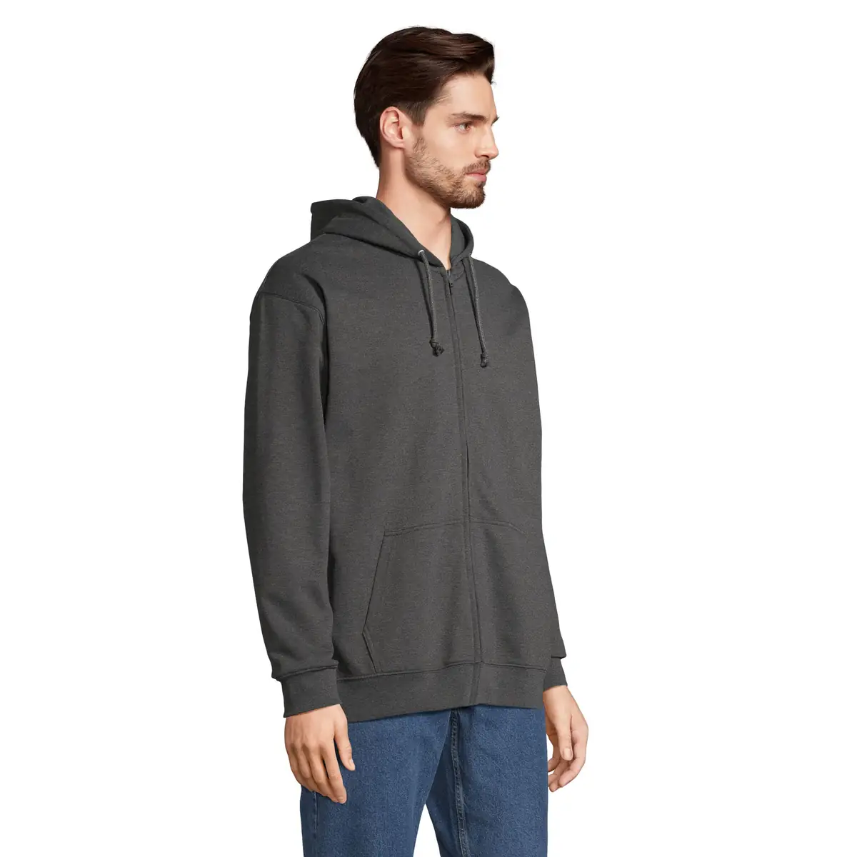 Sudadera SOL'S CARTER 03812 22 Sudadera SOL’S 03812, vista lateral con persona