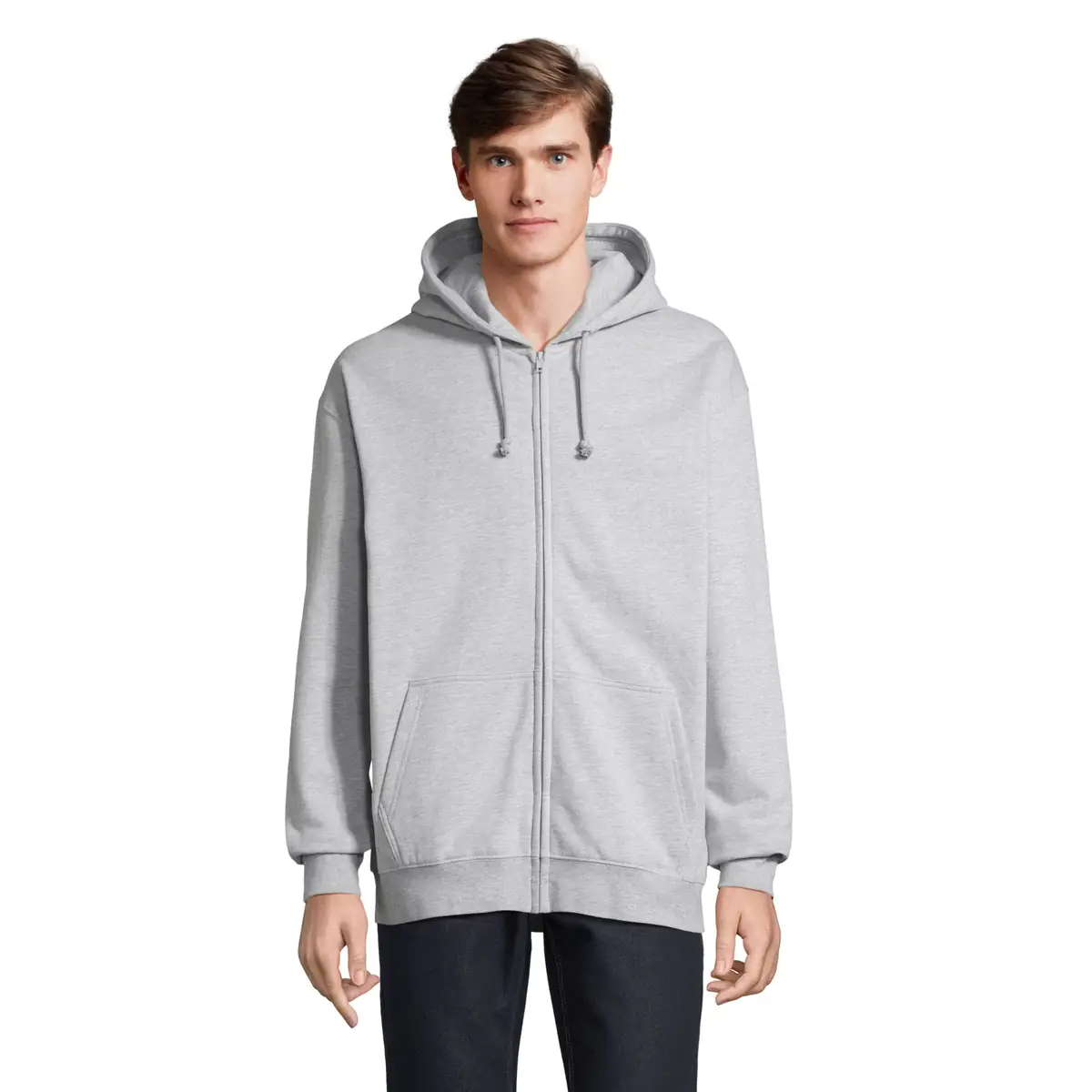 Sudadera SOL'S CARTER 03812 9 Sudadera SOL’S 03812, vista frontal con persona