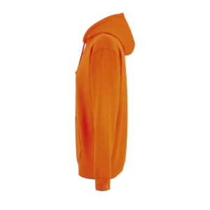 Sudadera SOL’S 03815 en Naranja, vista lateral