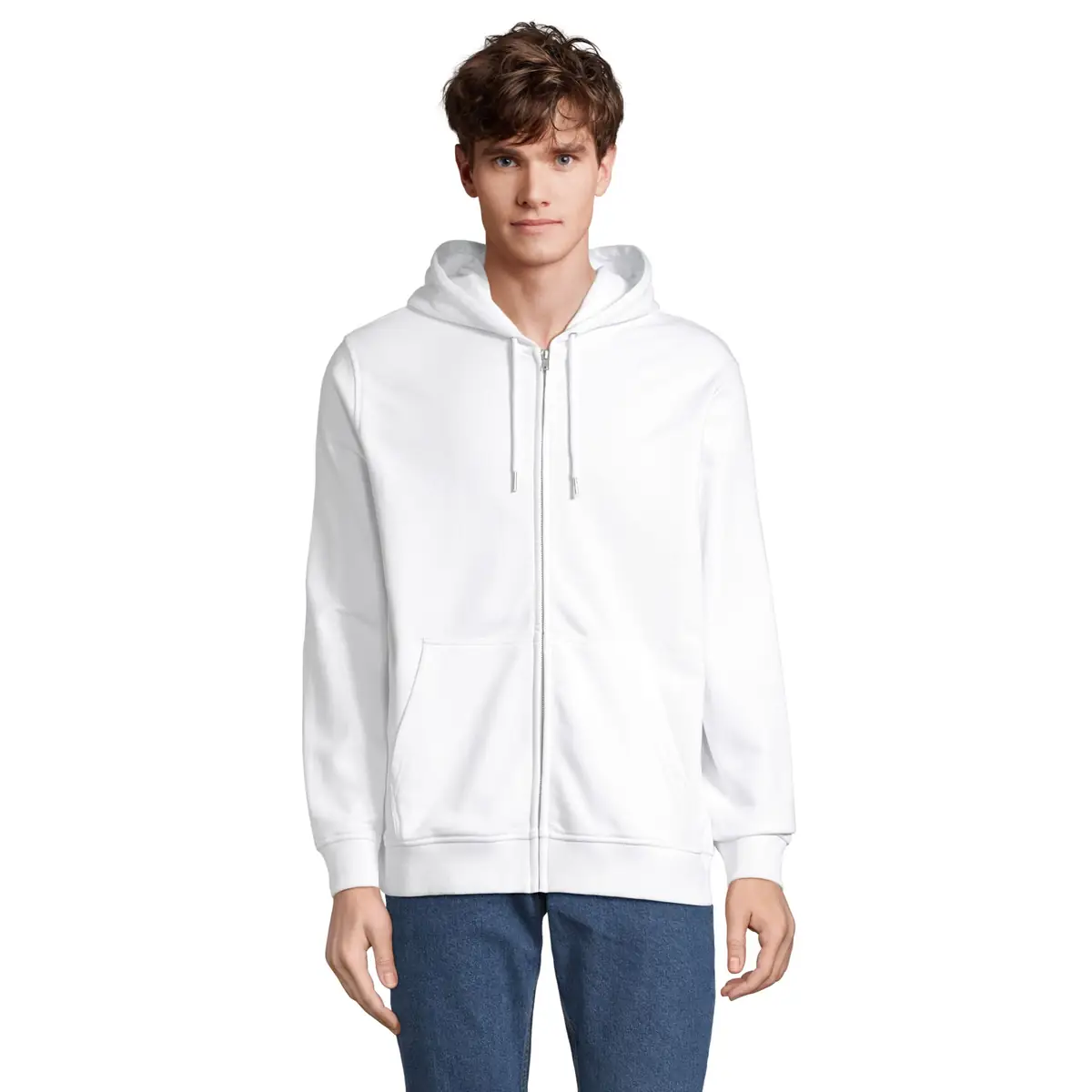 Sudadera SOL'S CALIPSO 04237 6 Sudadera SOL’S 04237, vista frontal con persona