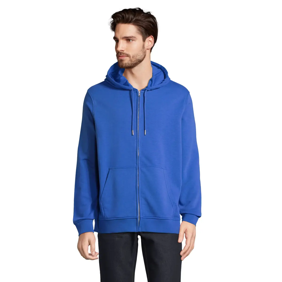 Sudadera SOL'S CALIPSO 04237 9 Sudadera SOL’S 04237, vista frontal con persona