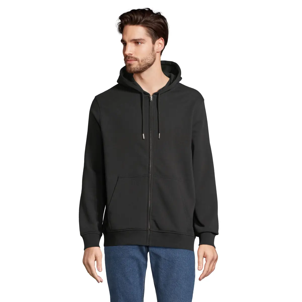 Sudadera SOL'S CALIPSO 04237 7 Sudadera SOL’S 04237, vista frontal con persona