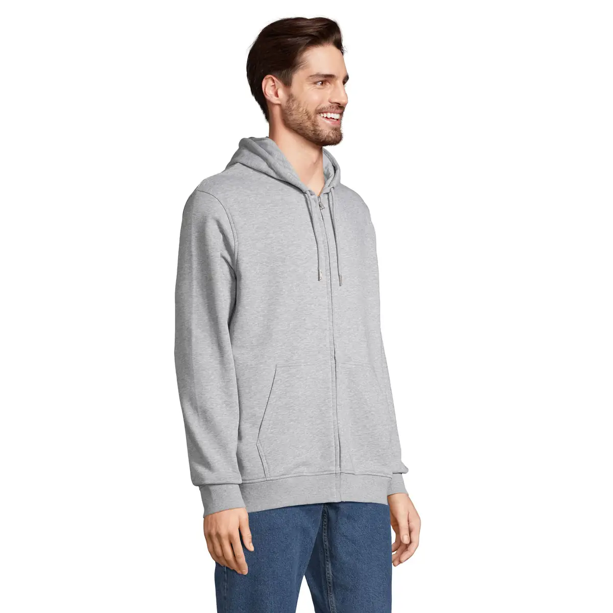 Sudadera SOL'S CALIPSO 04237 18 Sudadera SOL’S 04237, vista lateral con persona