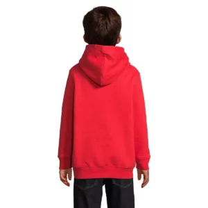 Sudadera SOL’S 04238, vista trasera con persona