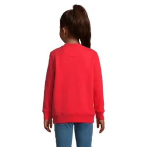 Sudadera SOL’S 04239, vista trasera con persona