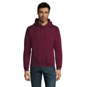 Sudadera SOL’S 47101, vista frontal con persona