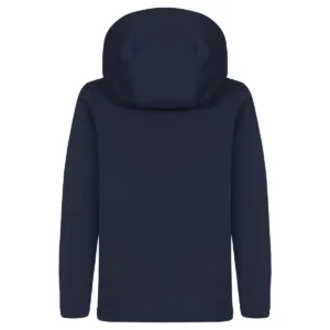 Chaqueta softshell infantil Clique Padded Hoody Softshell Junior 0200906, azul marino oscuro, vista posterior