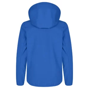 Chaqueta CLIQUE CLASSIC SOFTSHELL JACKET JUNIOR 0200909, Azul, vista posterior