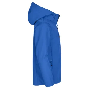 Chaqueta CLIQUE CLASSIC SOFTSHELL JACKET JUNIOR 0200909, Azul, lateral derecho