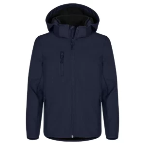 Chaqueta CLIQUE CLASSIC SOFTSHELL JACKET JUNIOR 0200909, Marino, vista frontal