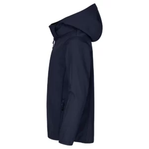 Chaqueta CLIQUE CLASSIC SOFTSHELL JACKET JUNIOR 0200909, Marino, lateral izquierdo