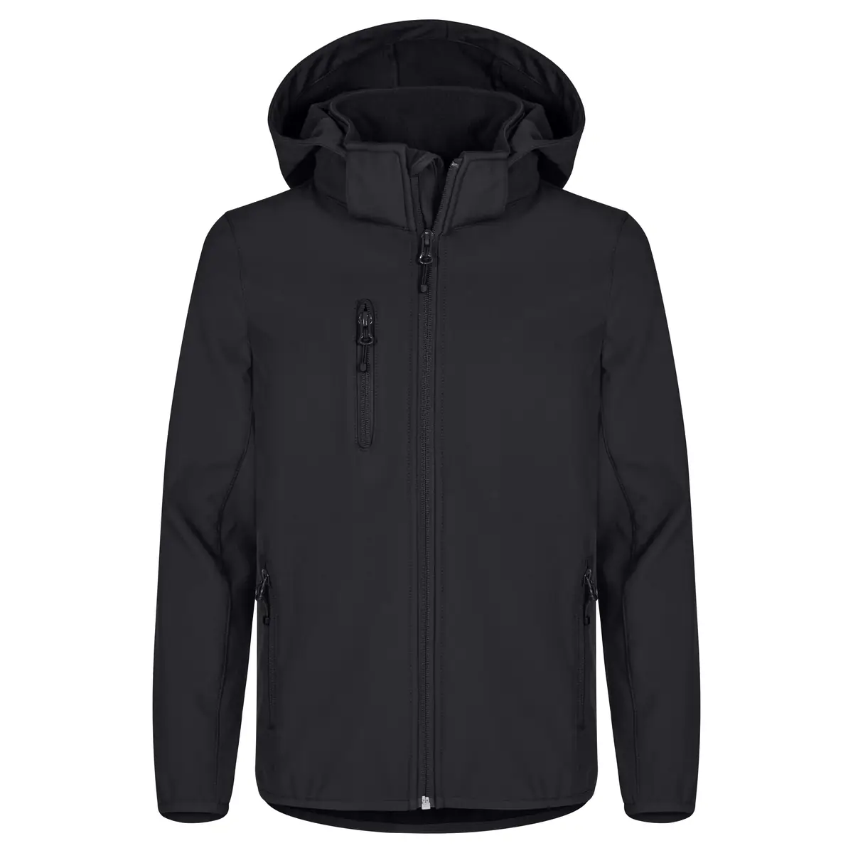 Chaqueta infantil CLIQUE CLASSIC SOFTSHELL JUNIOR 0200909 15 Chaqueta CLIQUE CLASSIC SOFTSHELL JACKET JUNIOR 0200909, Negro, vista frontal