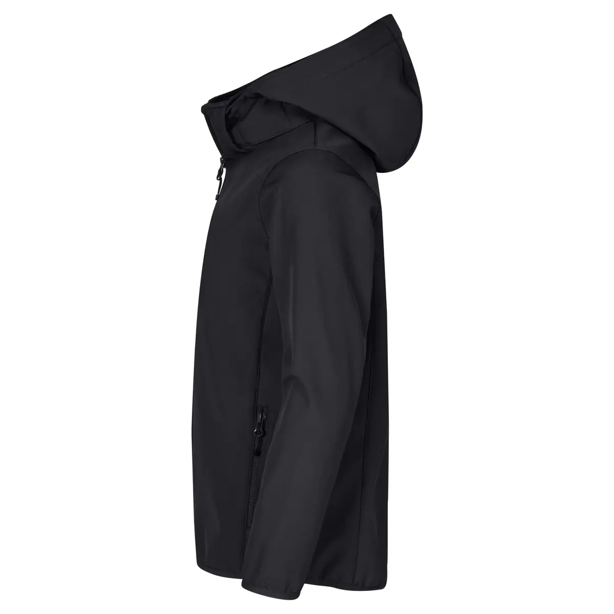 Chaqueta infantil CLIQUE CLASSIC SOFTSHELL JUNIOR 0200909 17 Chaqueta CLIQUE CLASSIC SOFTSHELL JACKET JUNIOR 0200909, Negro, lateral izquierdo