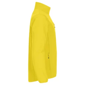 Chaqueta hombre CLIQUE CLASSIC SOFTSHELL JACKET 0200910, Amarillo, lateral derecho