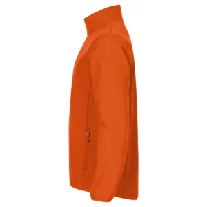Chaqueta hombre CLIQUE CLASSIC SOFTSHELL JACKET 0200910, Naranja, lateral izquierdo