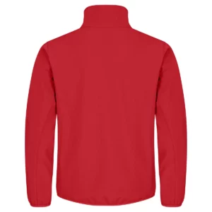 Chaqueta hombre CLIQUE CLASSIC SOFTSHELL JACKET 0200910, Rojo, vista posterior
