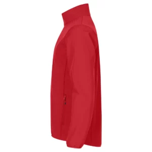 Chaqueta hombre CLIQUE CLASSIC SOFTSHELL JACKET 0200910, Rojo, lateral izquierdo