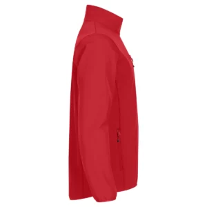 Chaqueta hombre CLIQUE CLASSIC SOFTSHELL JACKET 0200910, Rojo, lateral derecho