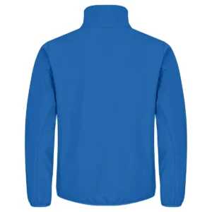 Chaqueta hombre CLIQUE CLASSIC SOFTSHELL JACKET 0200910, Azul royal, vista posterior