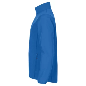 Chaqueta hombre CLIQUE CLASSIC SOFTSHELL JACKET 0200910, Azul royal, lateral izquierdo