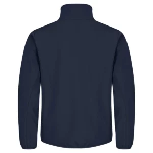 Chaqueta hombre CLIQUE CLASSIC SOFTSHELL JACKET 0200910, Azul marino, vista posterior