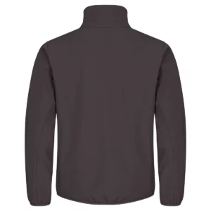Chaqueta hombre CLIQUE CLASSIC SOFTSHELL JACKET 0200910, Gris, vista posterior
