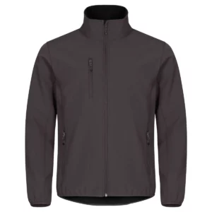 Chaqueta hombre CLIQUE CLASSIC SOFTSHELL JACKET 0200910, Gris, vista frontal