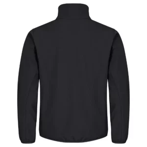 Chaqueta hombre CLIQUE CLASSIC SOFTSHELL JACKET 0200910, Negro, vista posterior